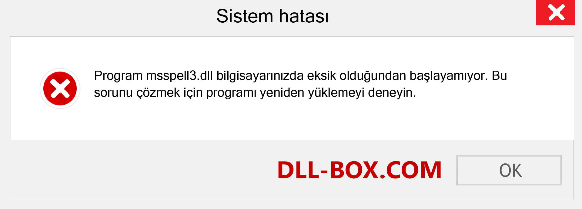 msspell3.dll dosyası eksik mi? Windows 7, 8, 10 için İndirin - Windows'ta msspell3 dll Eksik Hatasını Düzeltin, fotoğraflar, resimler